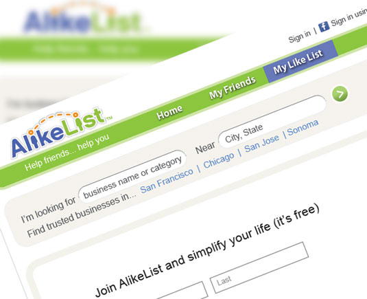 AlikeList User Flows