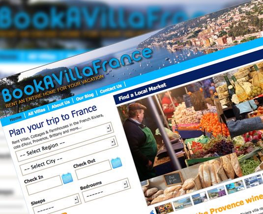 Book A Villa France Website