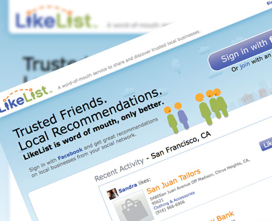 LikeList User Flows